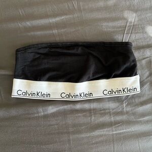 Calvin Klein Black Bandeau Bra